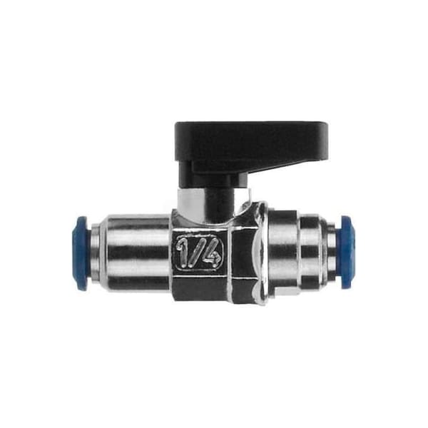 Alpha Technologies AIGNEP Mini Ball Valve 86320-02-02, 1/8" Tube X 1/8" Tube - Min Qty 6 86320-02-02 - main